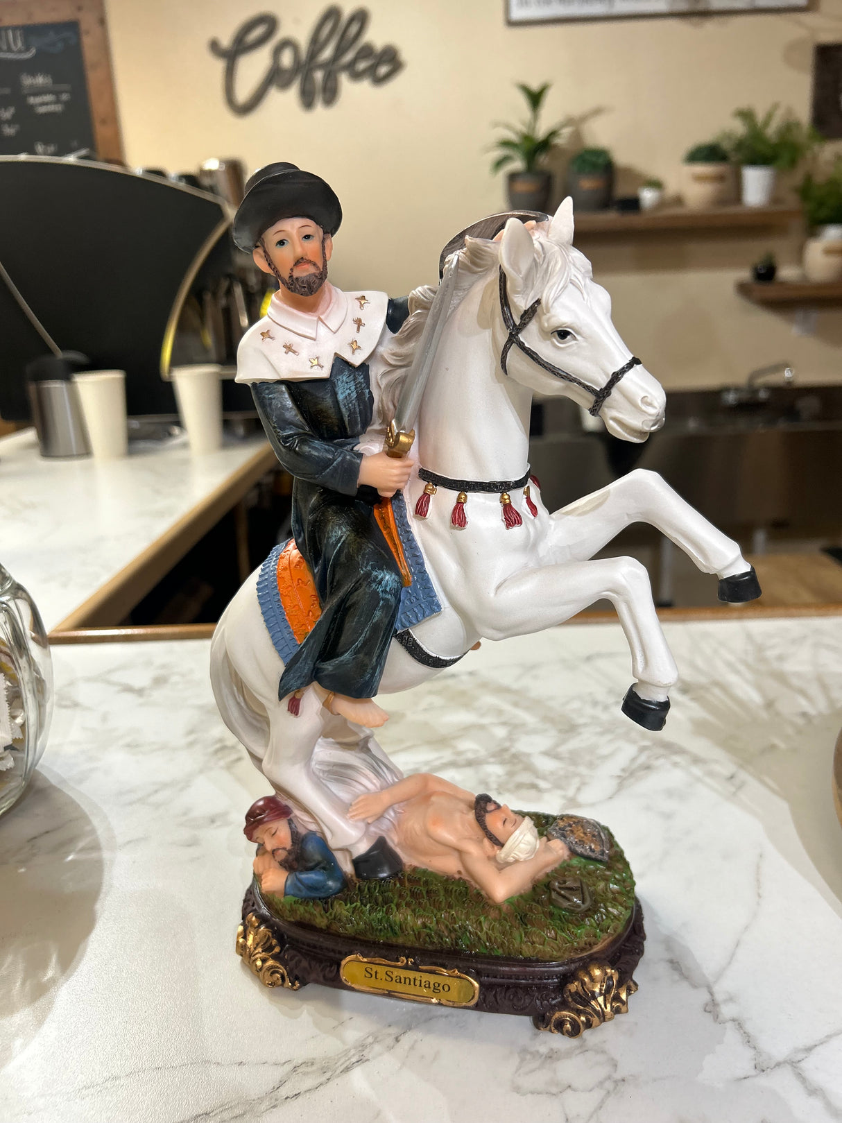 12" St James Santiago Statue Saint H-1