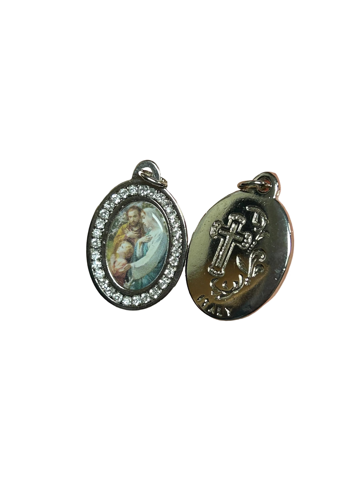 1.25" MEDAL W/HOLY FAMILY RESIN