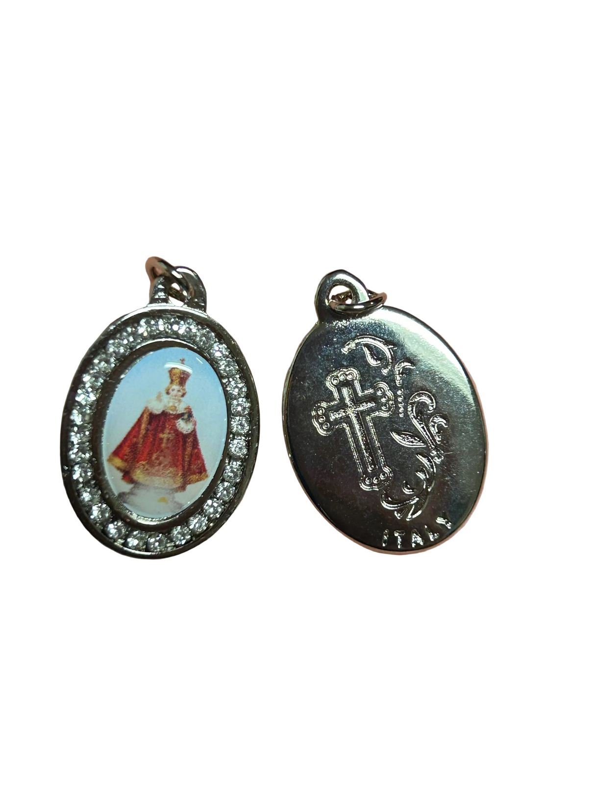 1.25" MEDAL W/INFANT OF PRAGUE RESIN