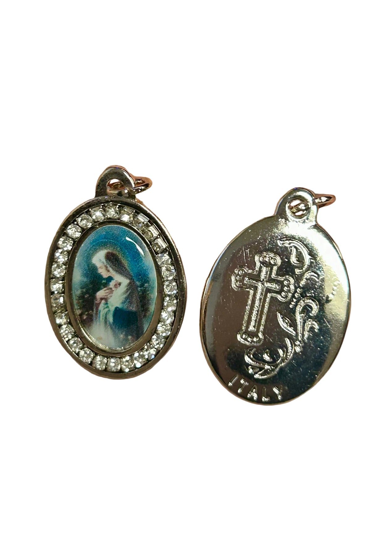 1.25" MEDAL W/ MYSTICAL ROSE RESIN