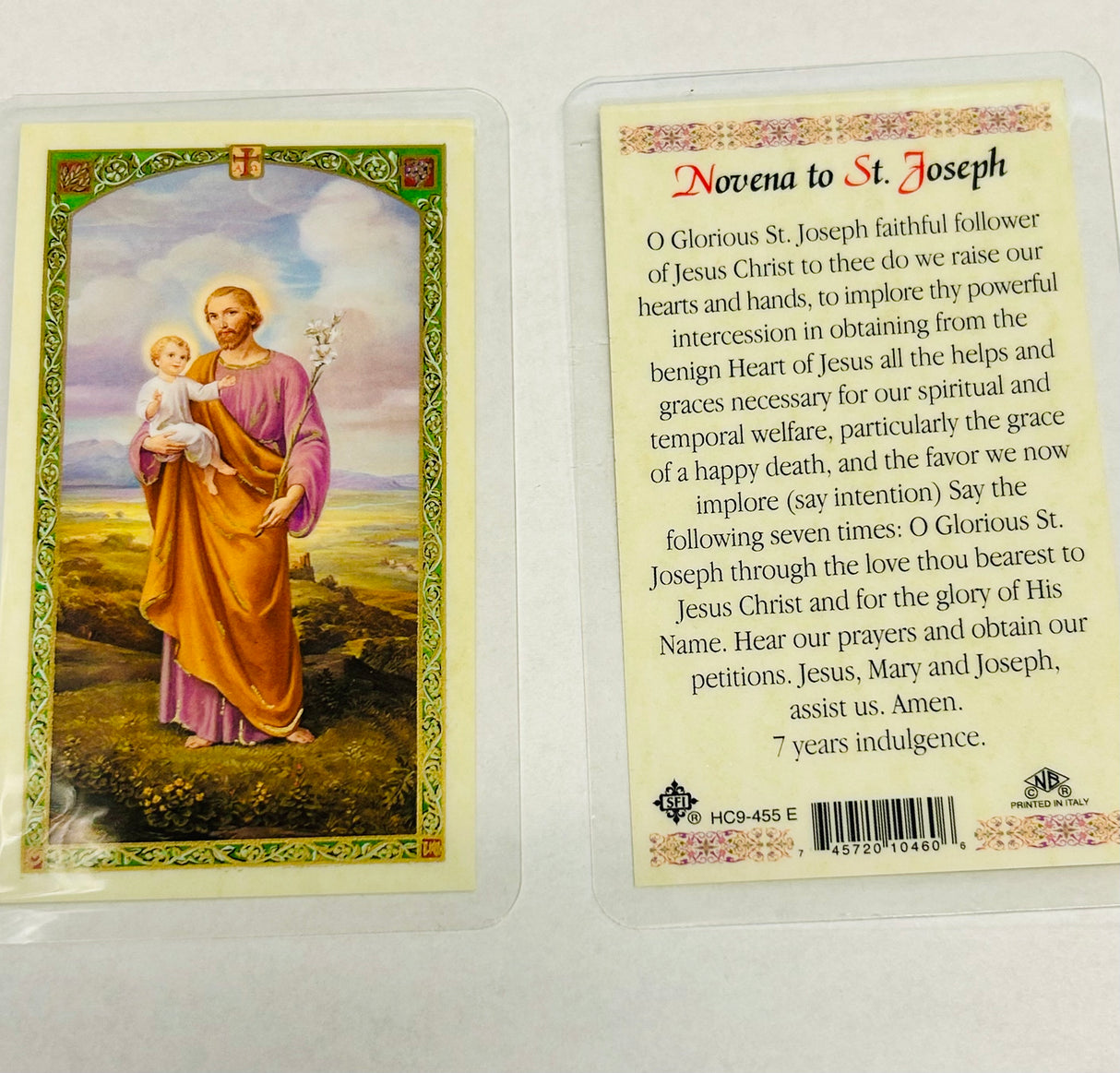 NOVENA TO SAINT JOSEPH
