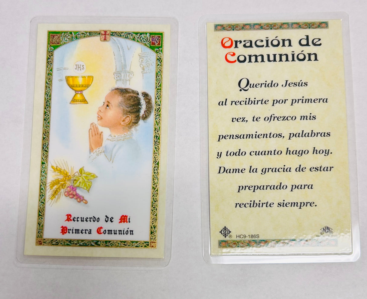 Recuerdo de mi primera Comunión