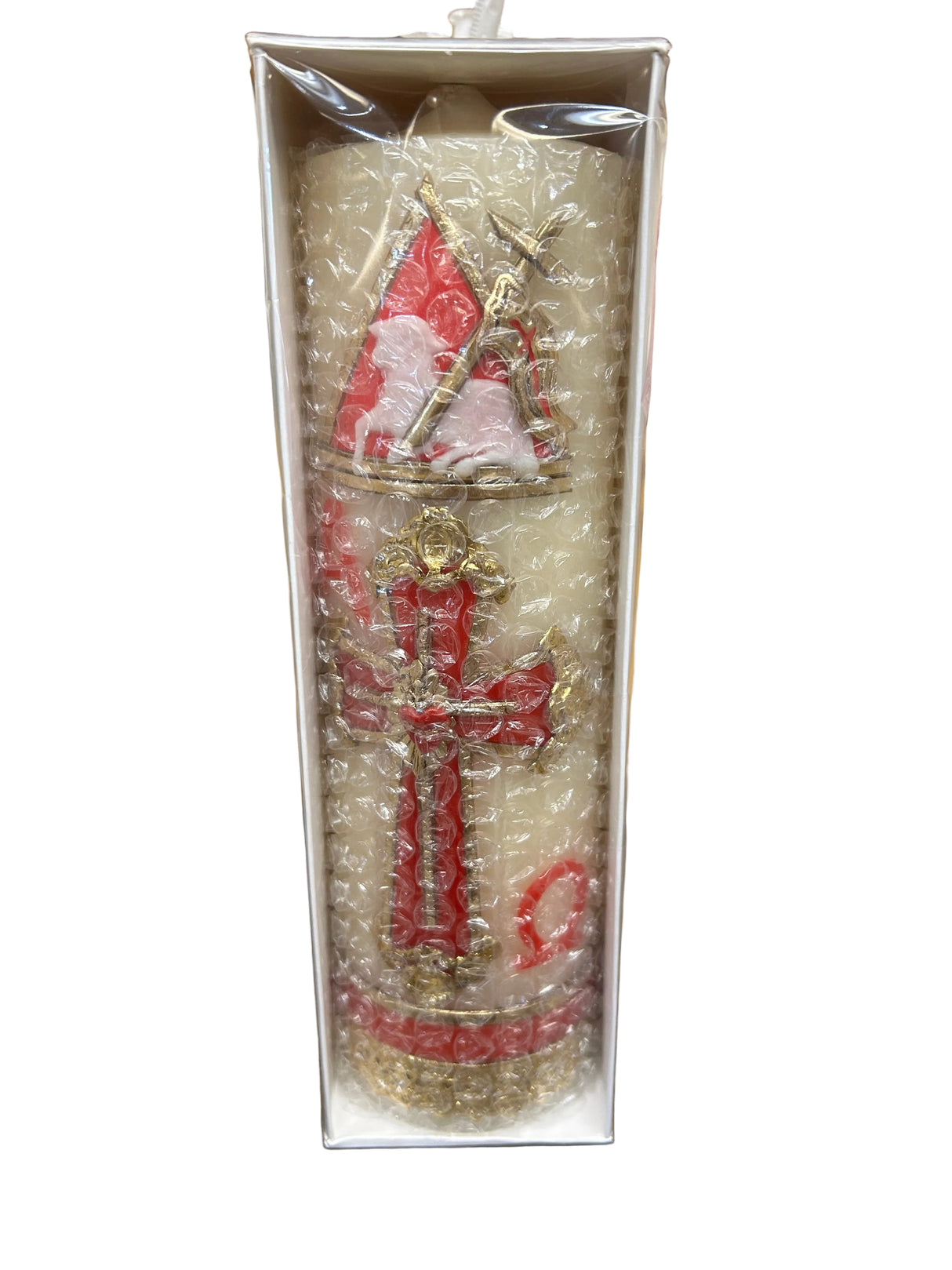 PASCUAL CANDLE RED/GOLD