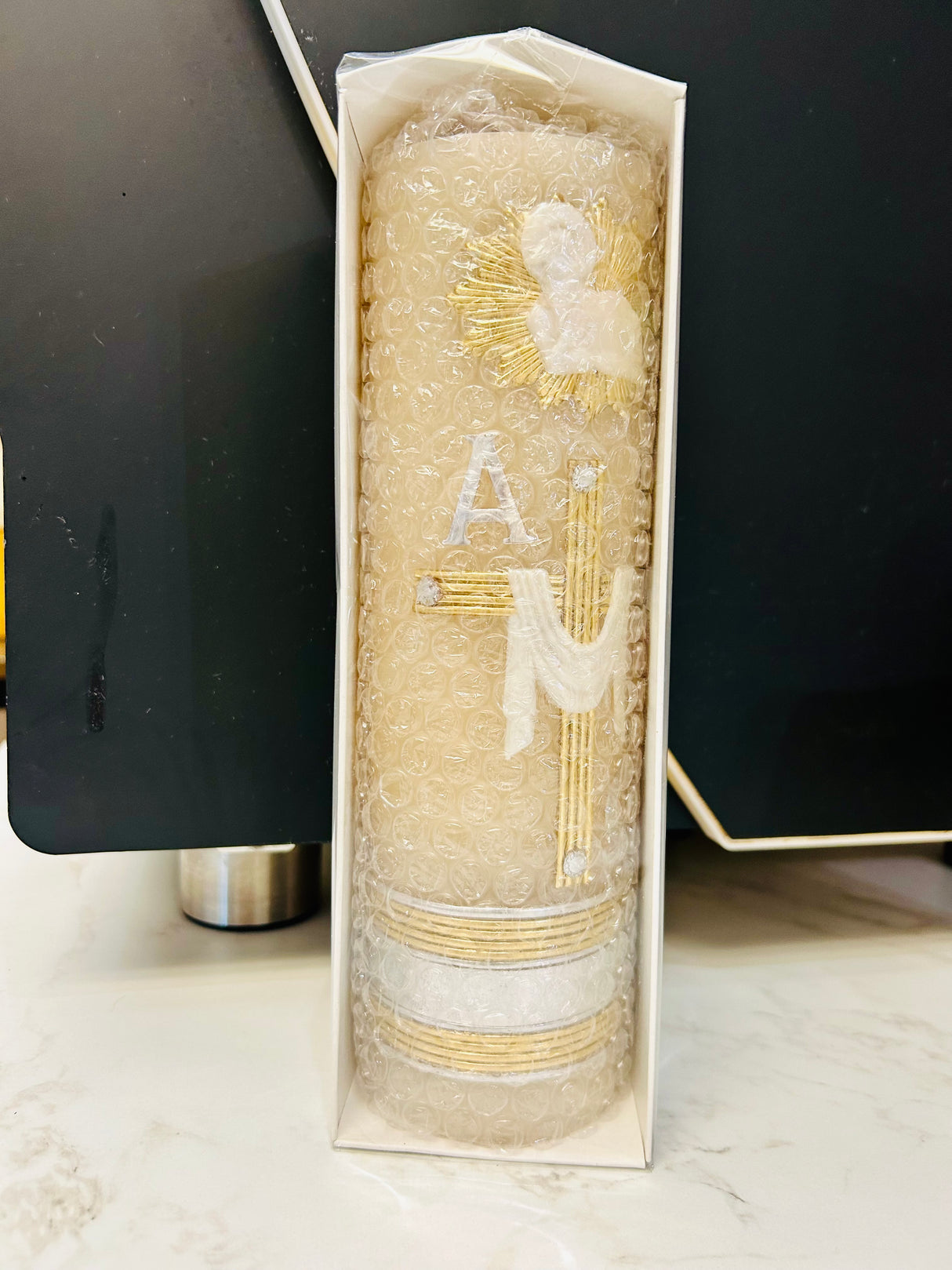 9.5X3 CIRIO W/T White Mantel