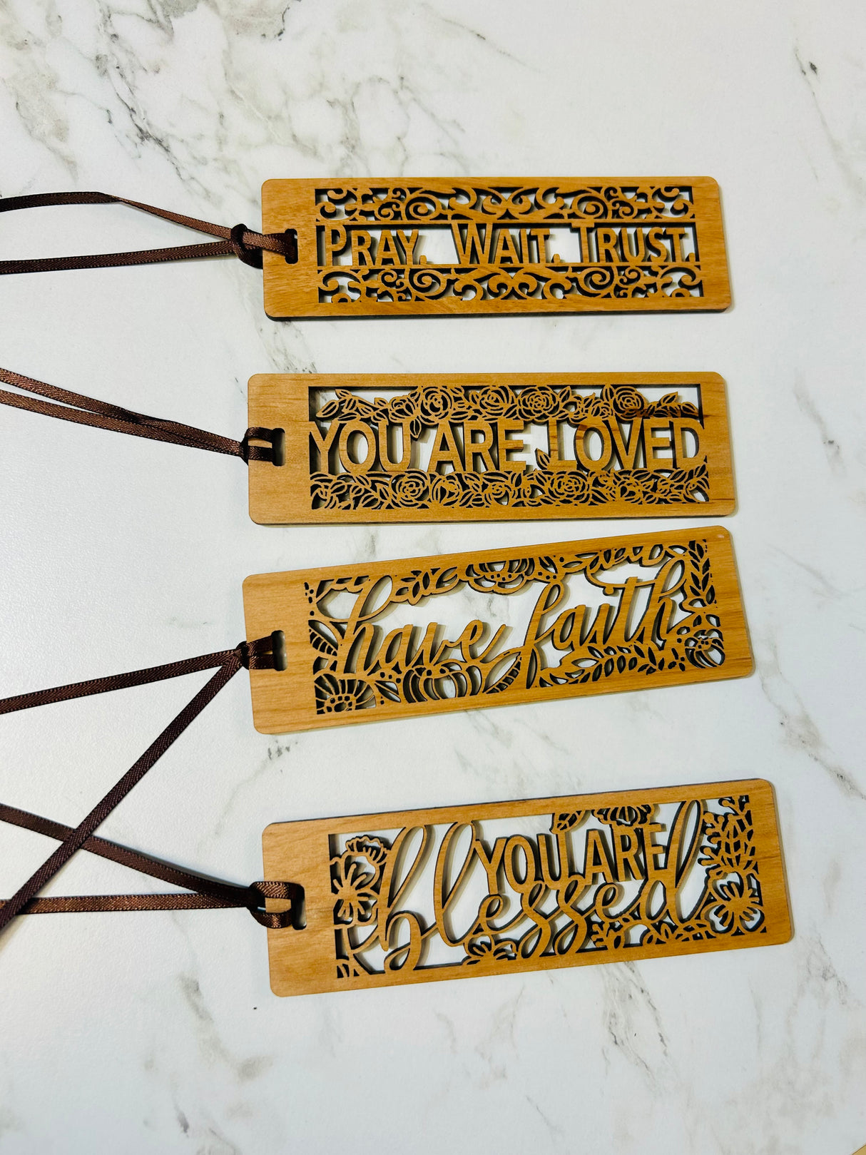 Adler Wood Bookmarks 5"