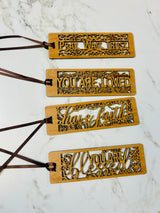 Adler Wood Bookmarks 5"