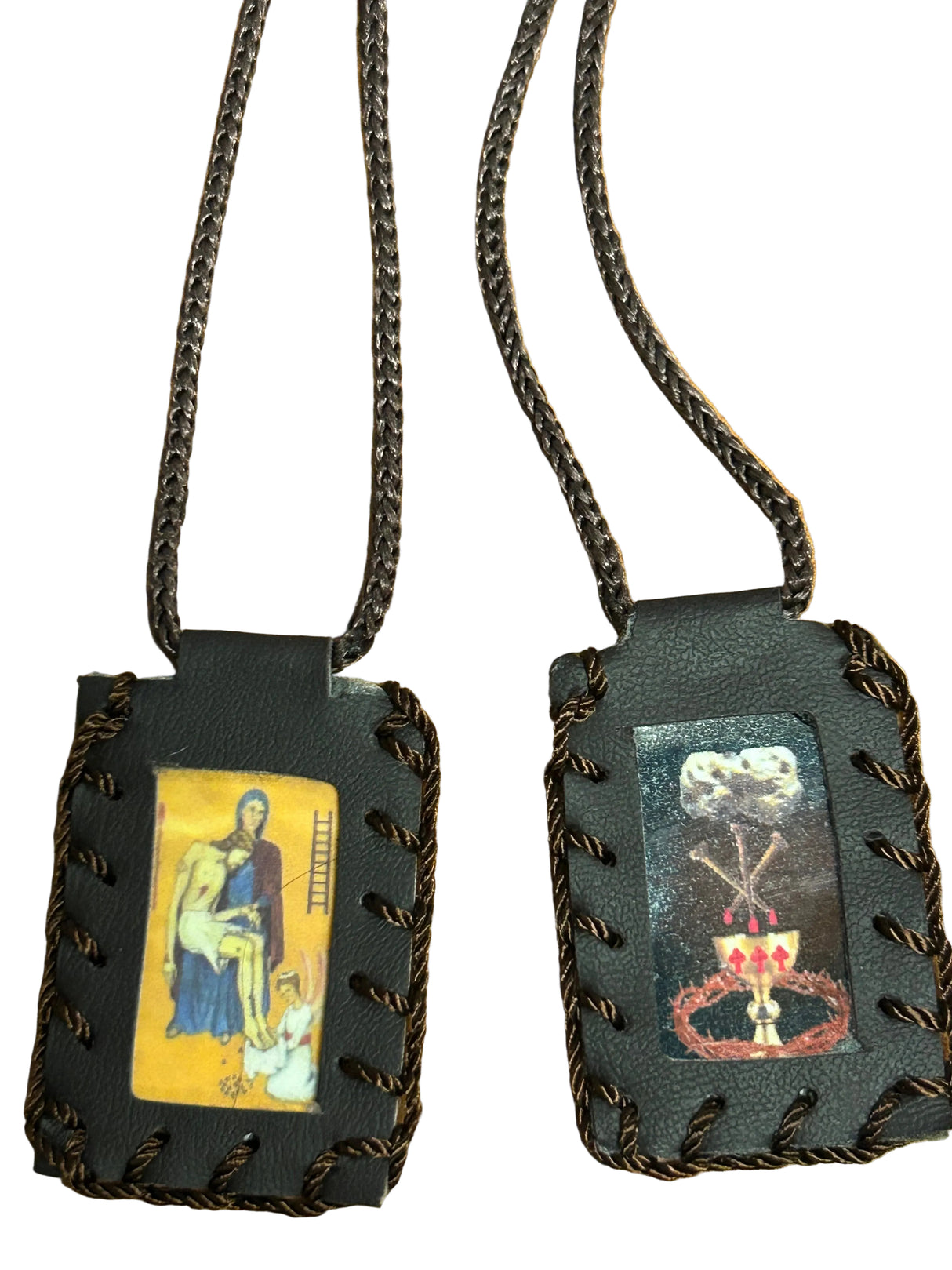 Purple Scapular Leatherette