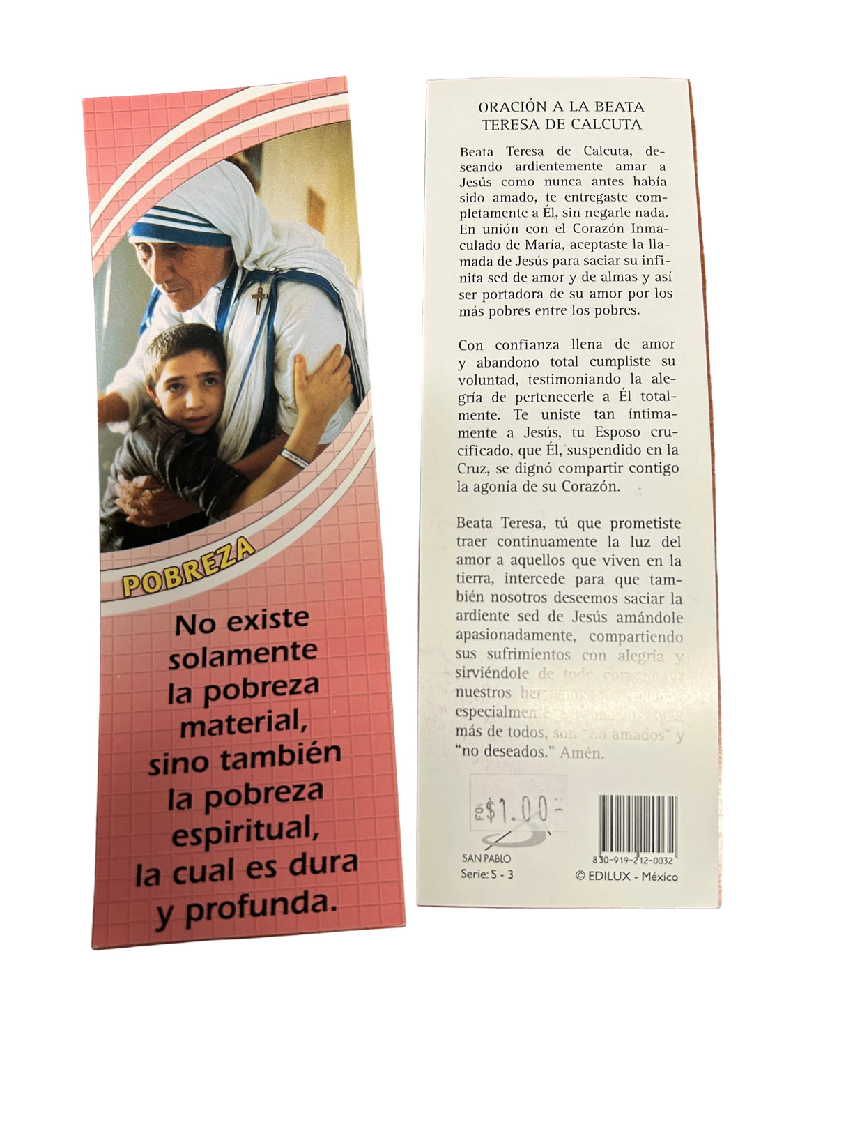 Separador Teresa Calcuta 1