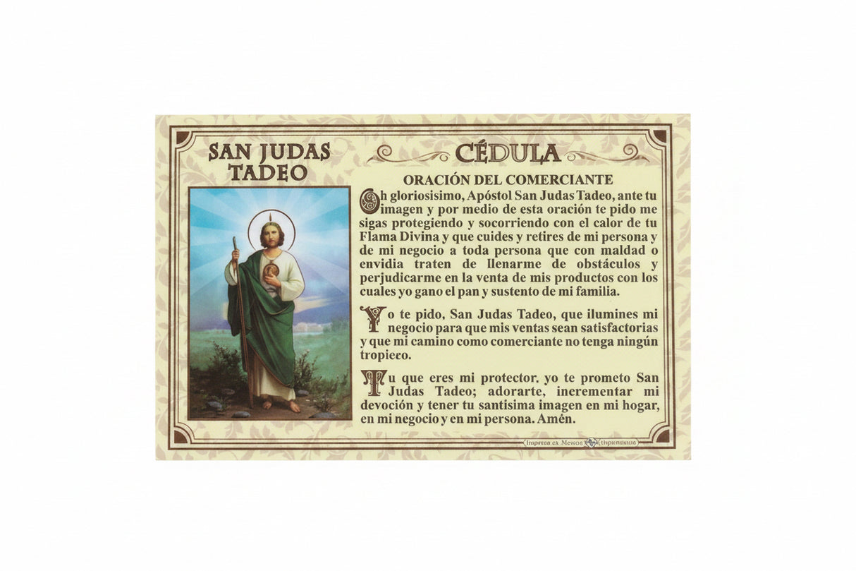 CEDULA SAN JUDAS