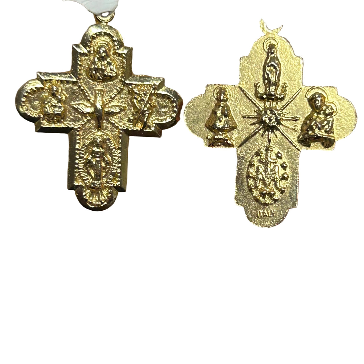 Holy Spirit Gold Cross / 4 Vias