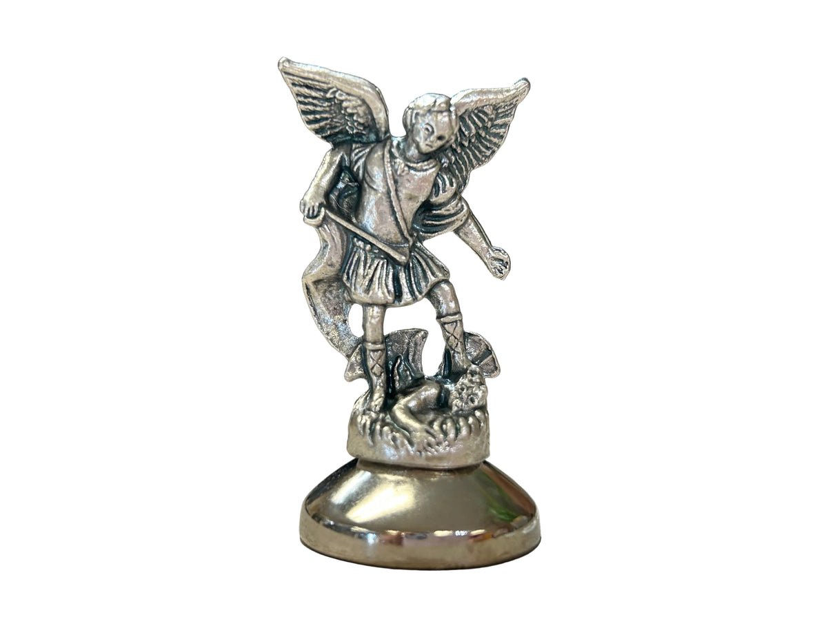 1.8" ST . MICHAEL METAL CAR MAGNET