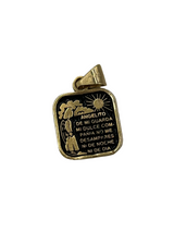 Medalla Angel de la Guarda chapa