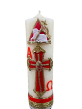 PASCUAL CANDLE RED/GOLD