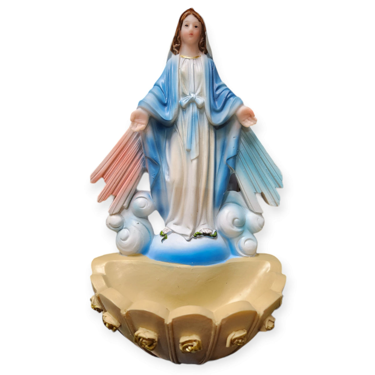 VIRGEN MILAGROSA HOLY WATER FONT Q-3