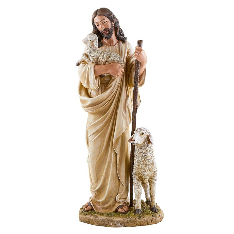 24" H Good Shepherd Statue B-1R