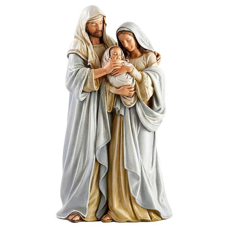 12" Adoring Family Statue