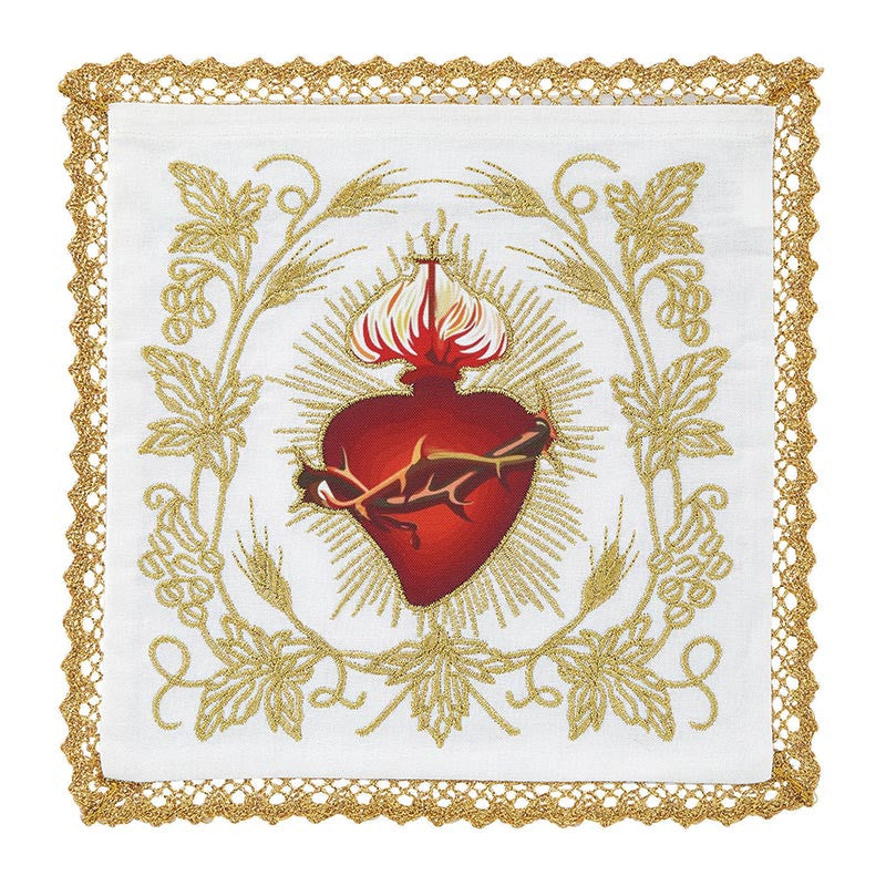 SACRED HEART CHALICE PALL