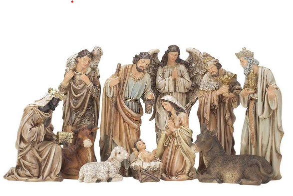 Nativity Set Neutral 11 - Piece 12in