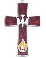 CONFIRMATION WALL CROSS 7.5"H D6-ROMA