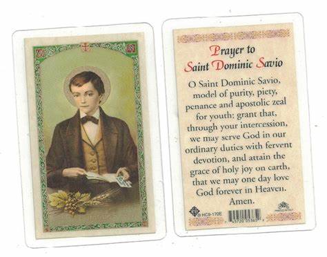 Prayer to Saint Dominic Savio
