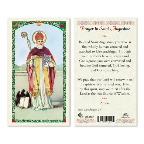 A PRAYER TO SAINT AUGUSTINE
