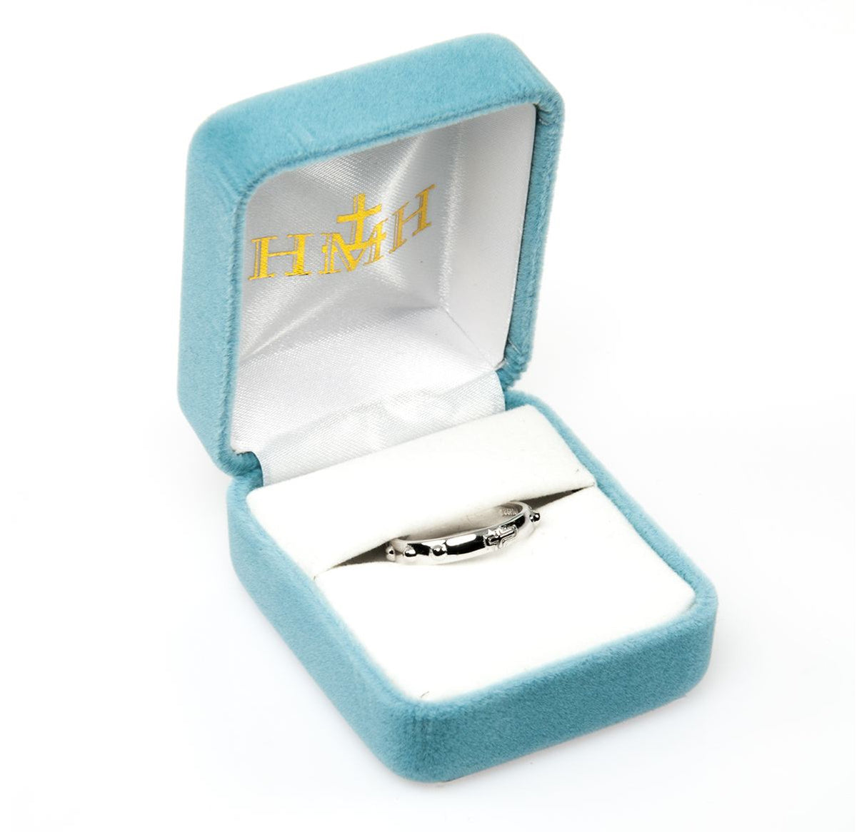 Sterling Silver Rosary Ring