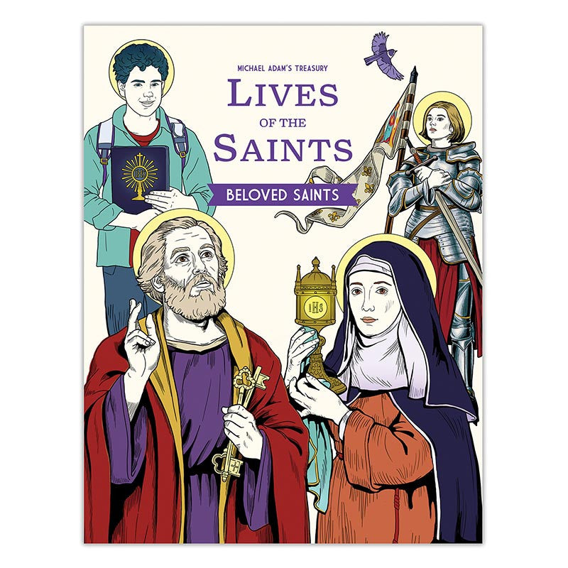 Michael Adams Best Loved Saints Coloring Book