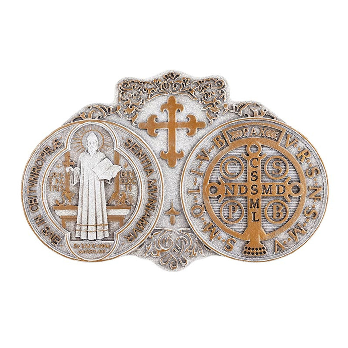 Saint Benedict Medal Plaque D1