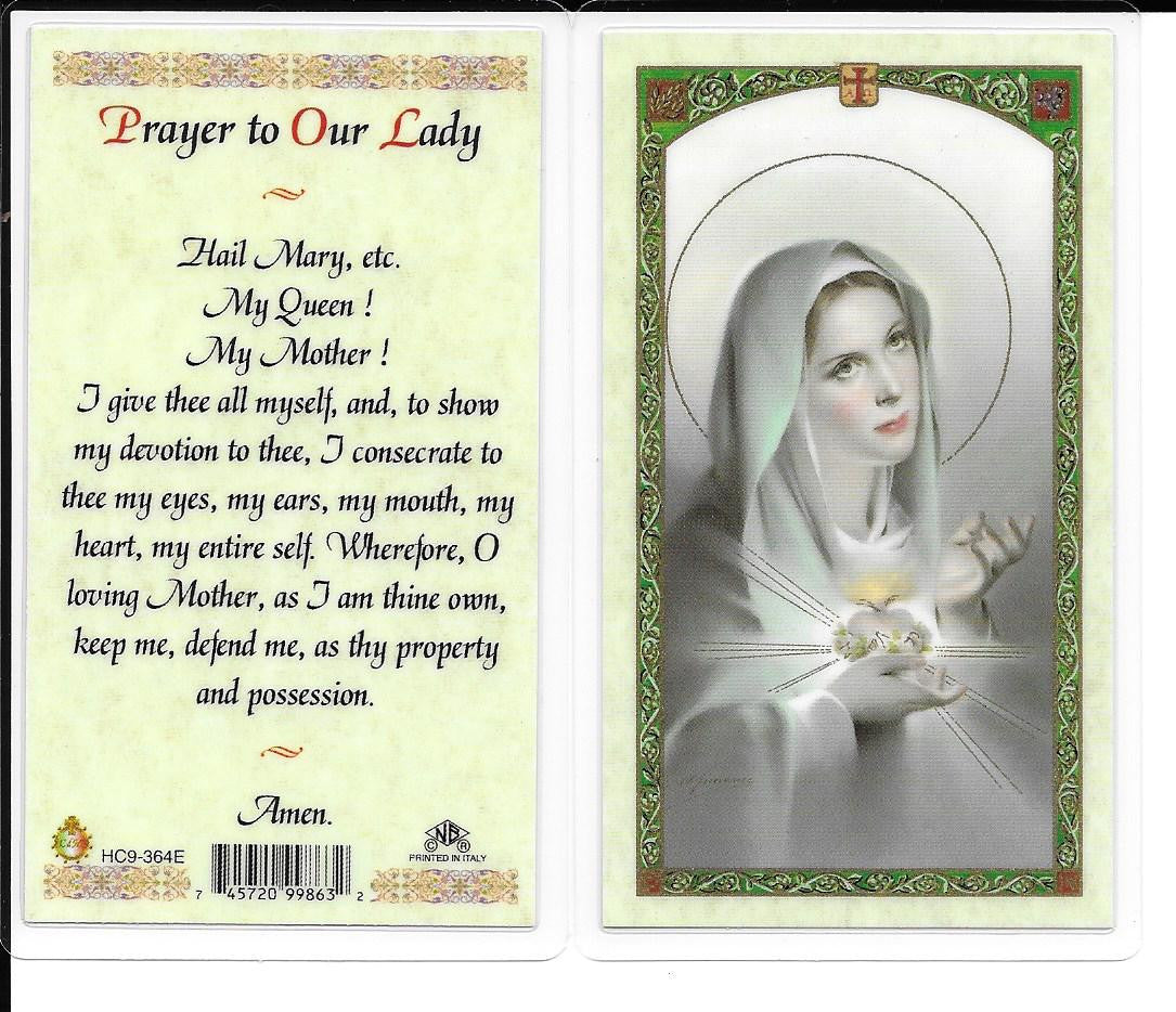 PRAYER TO OUR LADY