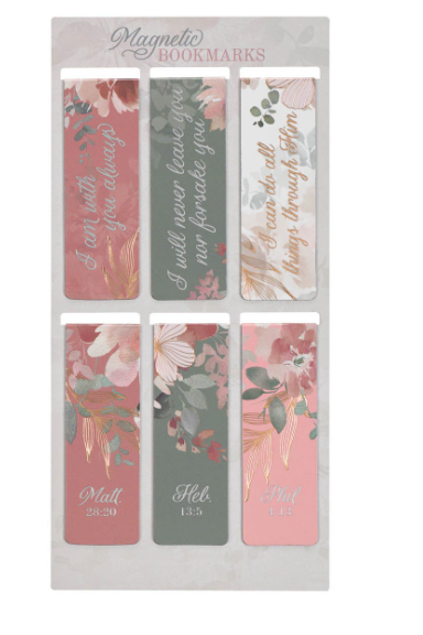 Assurance in Bloom Magnetic Bookmark Set