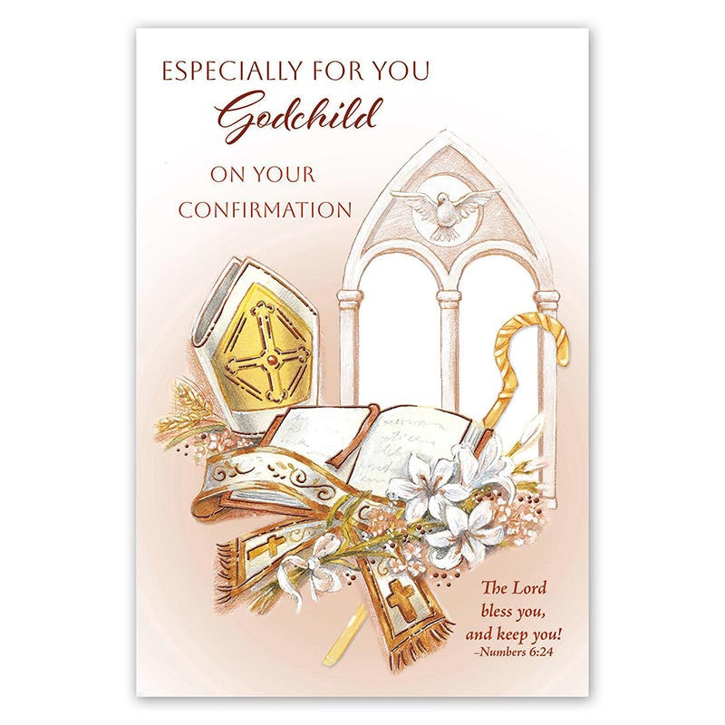 First Communion Card - Especially For You Godchild