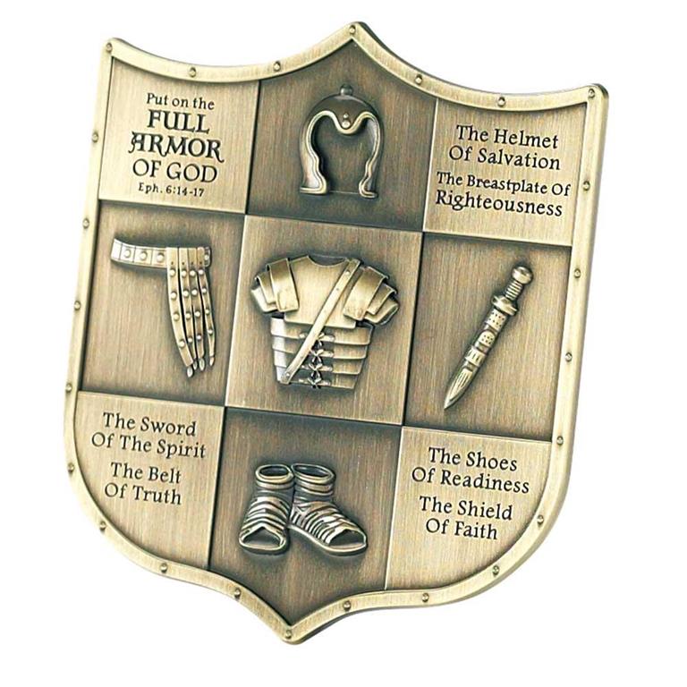 FULL ARMOR OF GOD TABLETOP PLAQUE