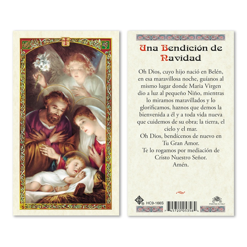 Una Bendición de Navidad- Prayer Card