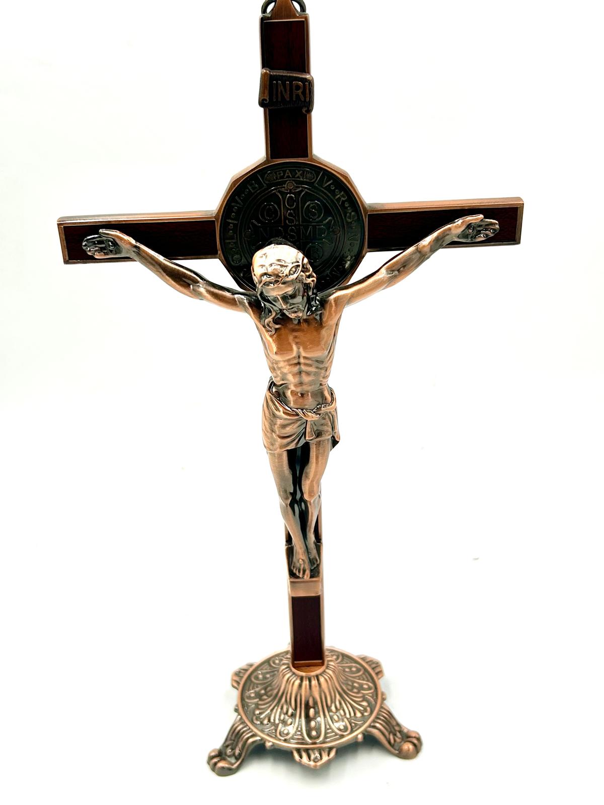 SAINT BENEDICT CRUCIFIX (REMOVABLE BASE) 13″-A2