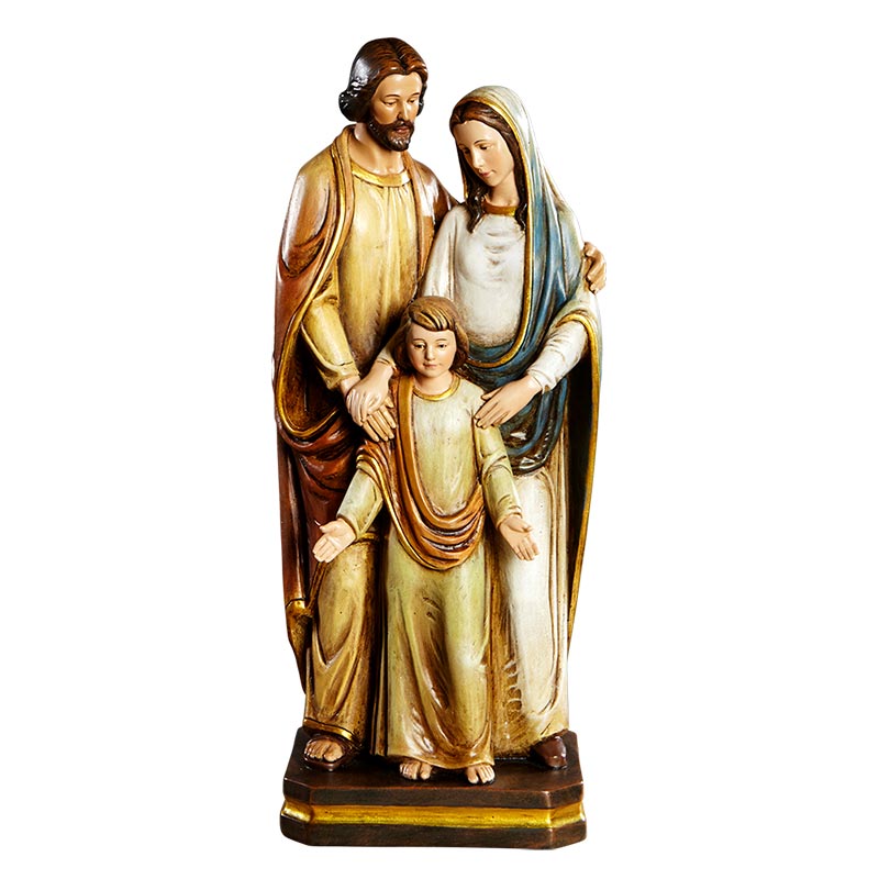 12"H Holy Family Statue