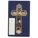 WALL CROSS THE LAST SUPPER COLORFUL 12IN C4-C