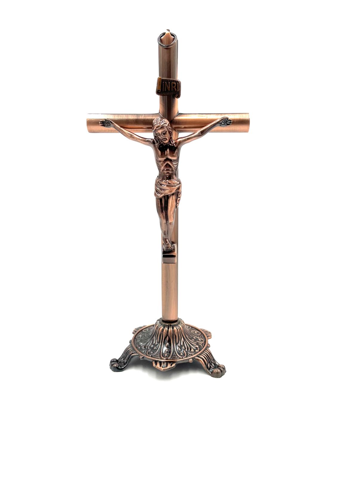 CRUZ FINO BRONCE CON BASE C3