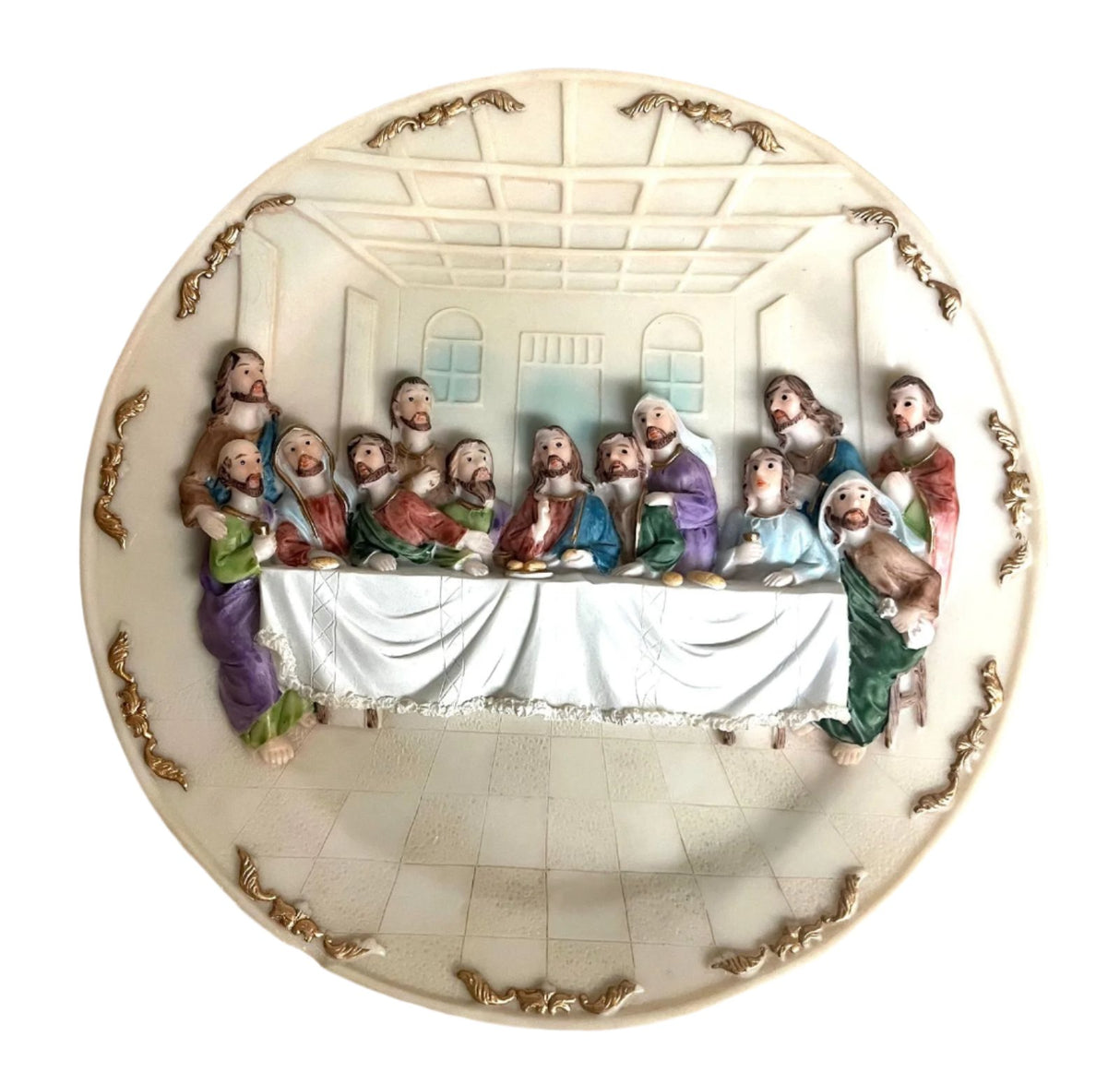 LAST SUPPER ROUND WITH STAND 7.5" C4 C