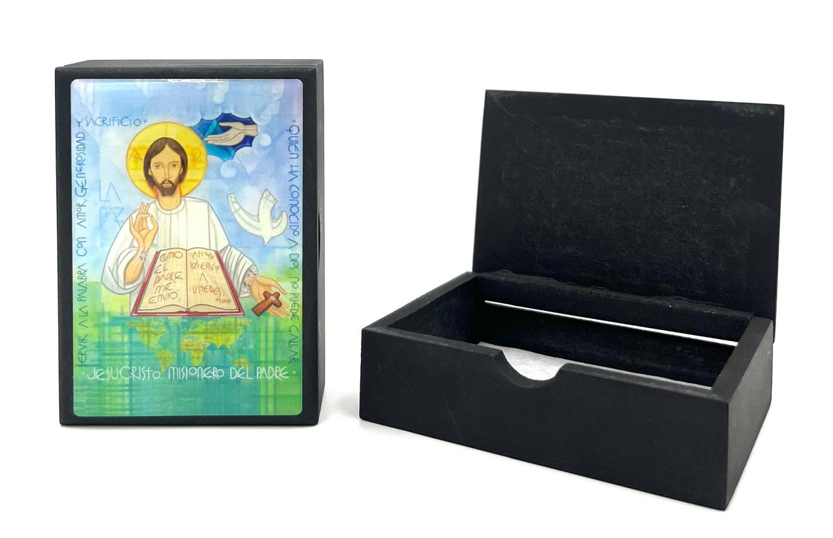 Estuche para guardar el Rosario (CRISTO MISIONERO)