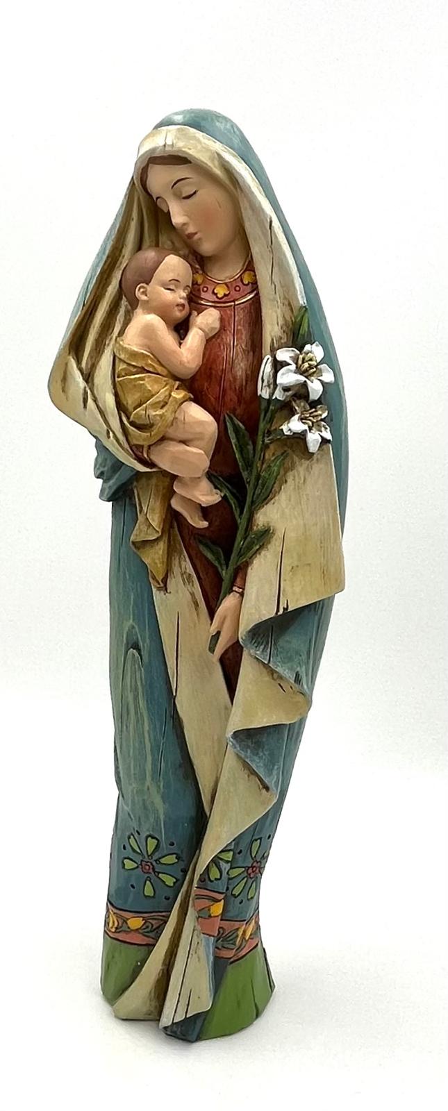 Madonna  Child W \Lily D1-R