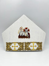 Gold Mitre with Agnus Dei embroidery