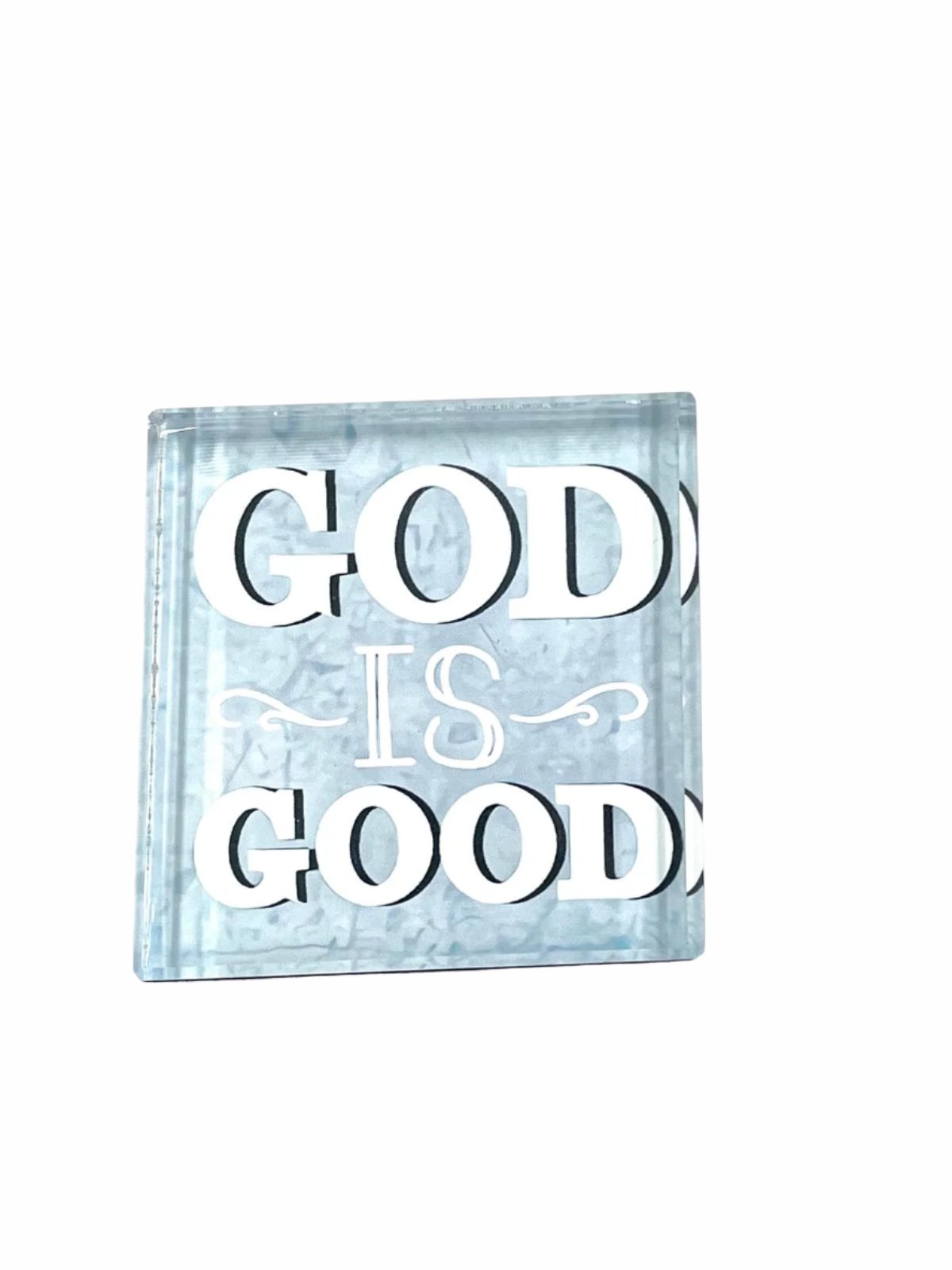 GLASS BLESSING BLOCK