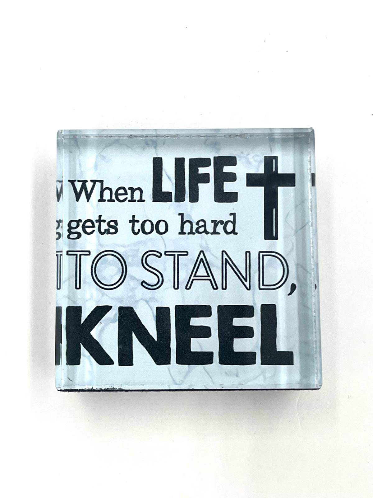 GLASS BLESSING BLOCK