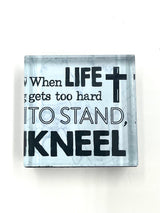 GLASS BLESSING BLOCK