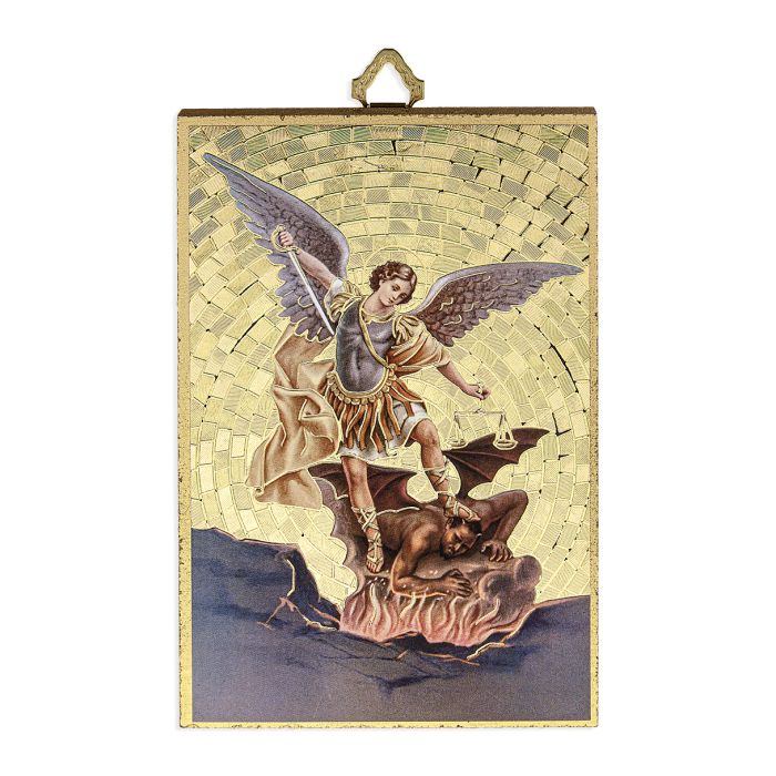 4" x 6" Gold Foil Mosaic Plaque