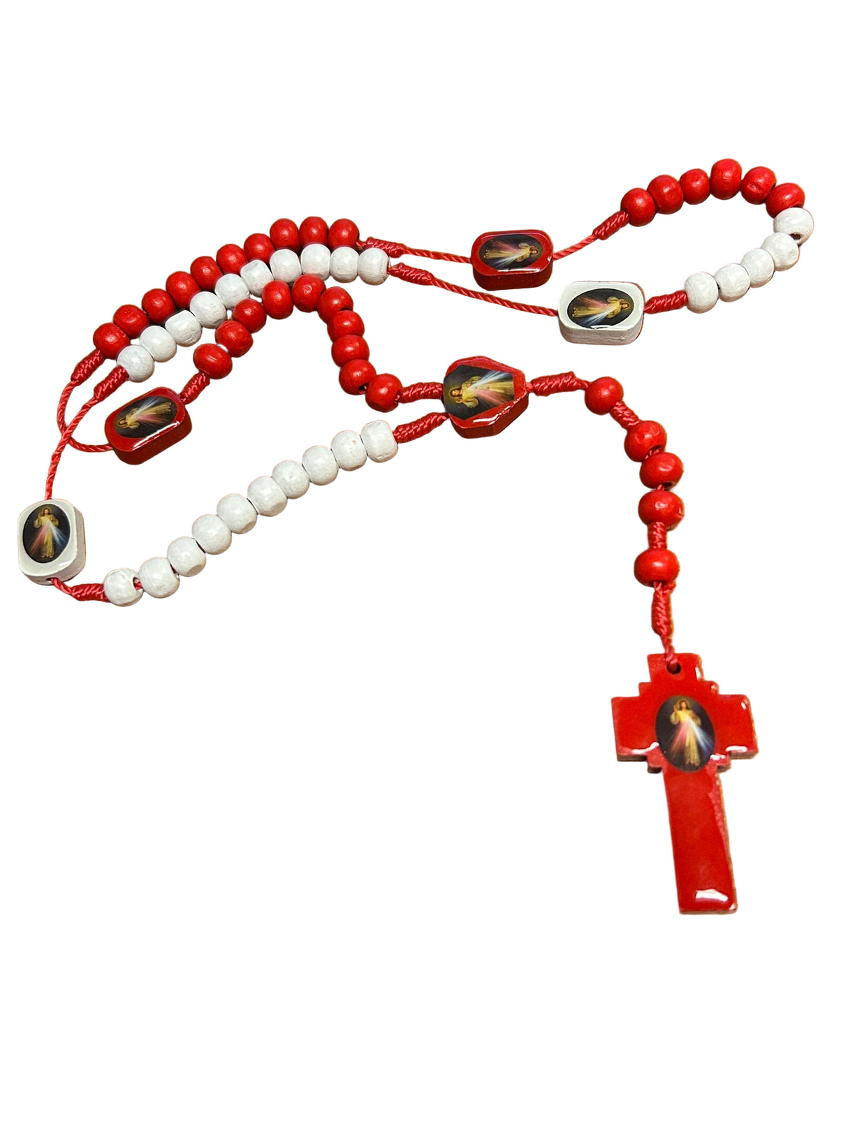 Divine Mercy Wooden Rosary