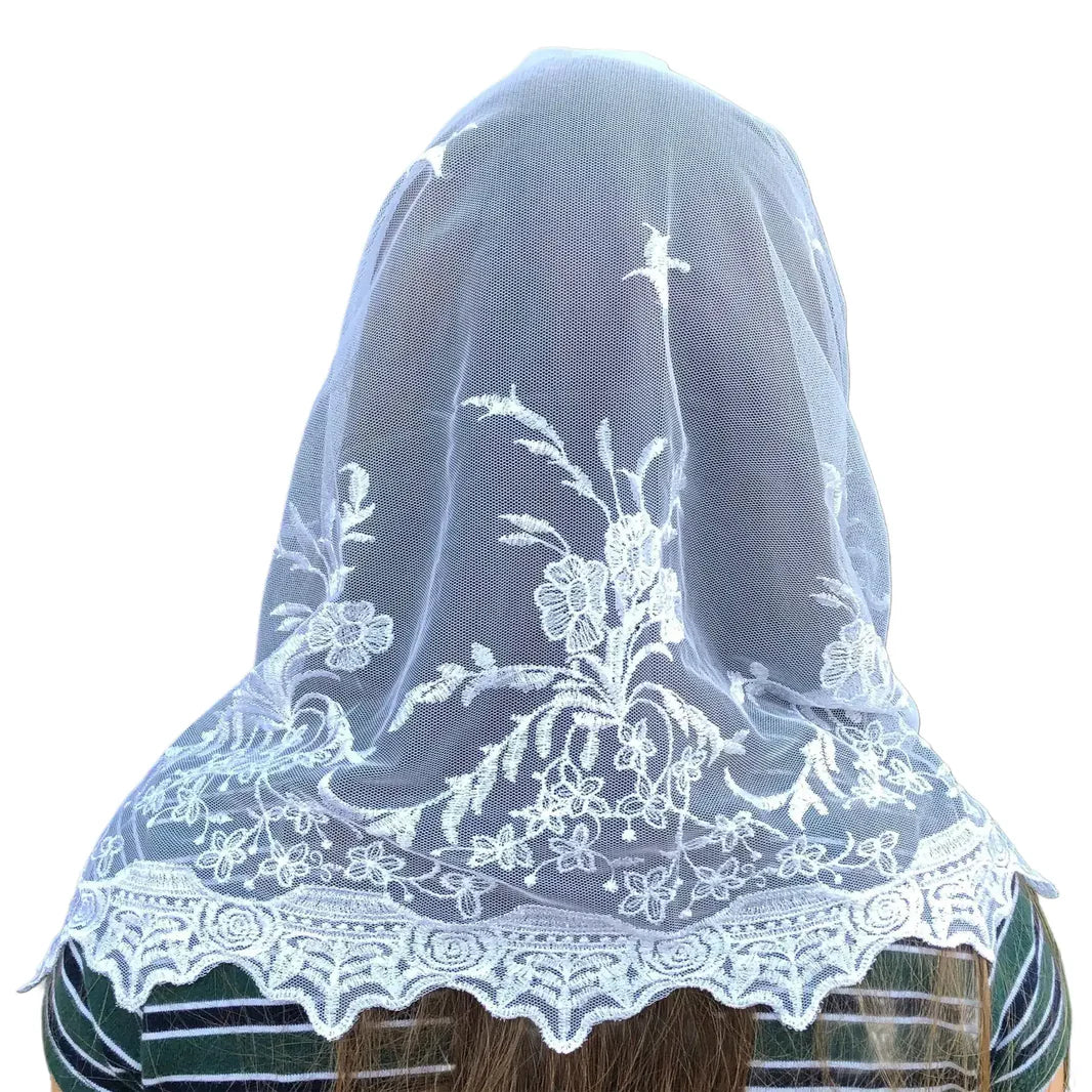 St. Veronica Infinity Veil - WHITE