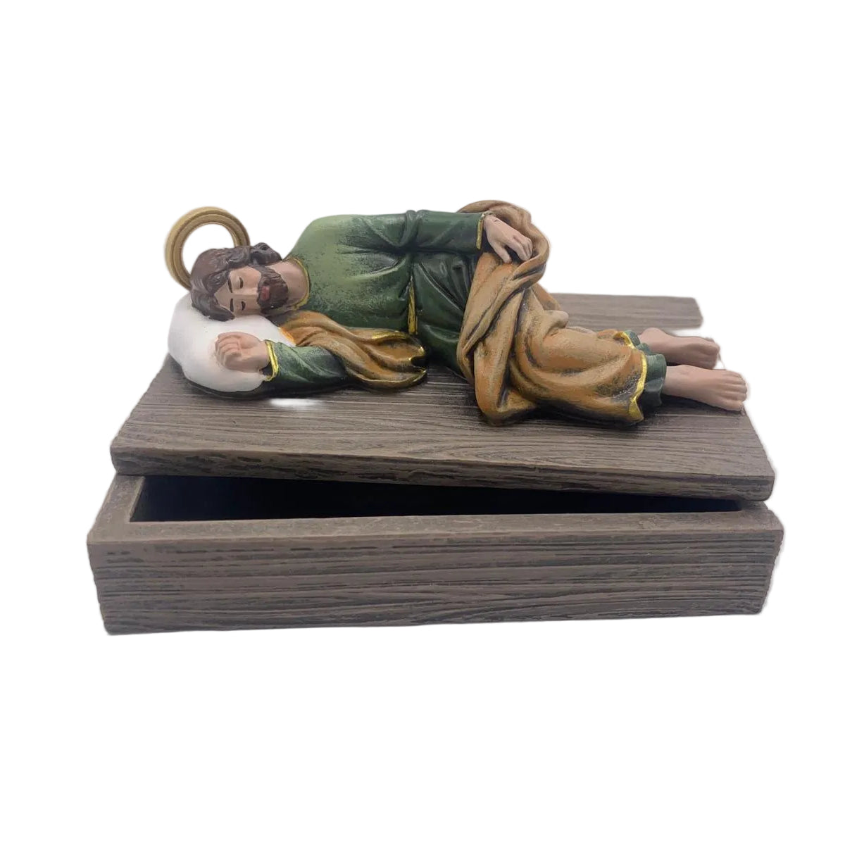 2"H SLEEPING ST JOSEPH PRAYER BOX