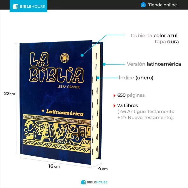 La Biblia Latinoamericana -Letra Grande - Índice