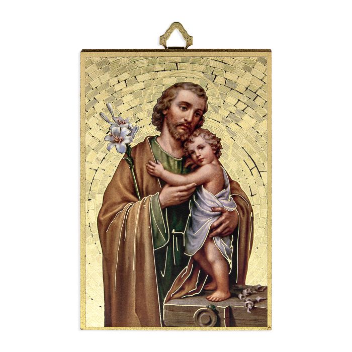 4" x 6" Gold Foil Mosaic Plaque